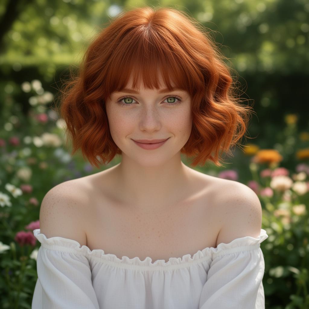 An AI image portrait of a black woman with short curly hair and dark eyes, looking confident